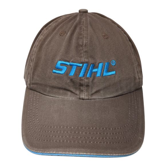 Stihl Outfitters Apparel Strapback Baseball Cap Brown One Size Adjustable - Picture 1 of 10